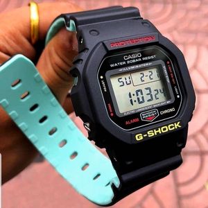 Reloj Casio G-Shock DW5600CMB-1 Luz de Fondo Acuático Negro