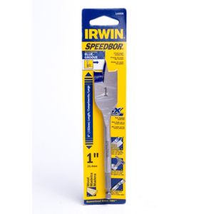 Broca Plana Madera Speedbor Bluegroove Irwin IW14009 Standard 6" Drill Bit 1"