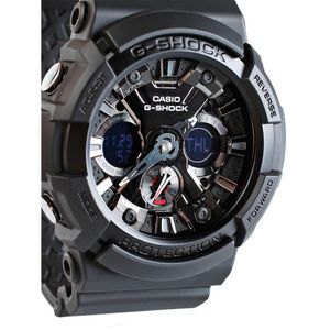 Reloj Casio G-Shock GA201-1A Genuino Digital Analógico Acuático Luz Automática Negro