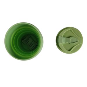 Vaso Plegable de Silicona 350ml Verde