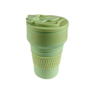 Vaso Plegable de Silicona 350ml Verde