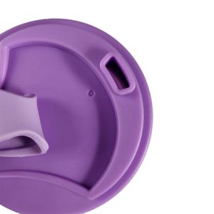 Vaso Plegable de Silicona 350ml Morado