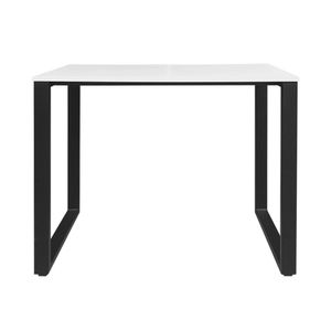 Escritorio Oh Blanco 90x50 Base Negro Ziyaz