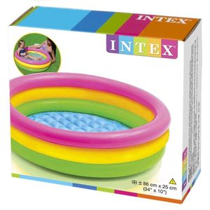 Piscina Inflable Intex Arcoiris 86 x 25 cm