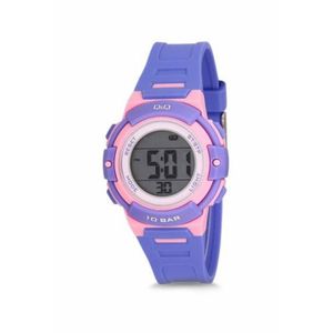 Reloj Q&Q Acuático con Luz para Niña 10 BAR Lila y Rosa