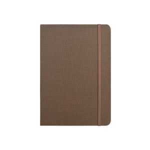 Libreta Moustachine Classic Lino Flex Habano Oscuro Mediano Rayado