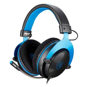 Audífono Gamer Sades M-Power Negro/Azul