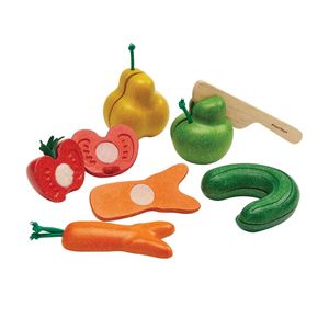 Juguete Set de Frutas y Verduras Wonky Plantoys