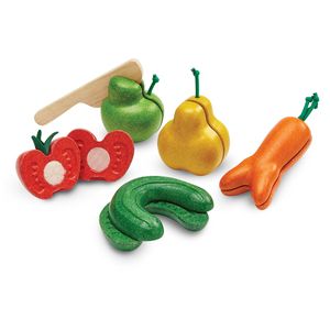 Juguete Set de Frutas y Verduras Wonky Plantoys