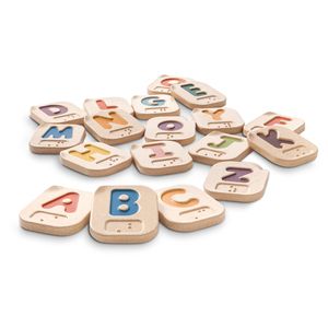 Juguete Abecedario Braille de Madera Plantoys