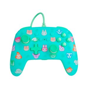 Mando Nintendo Switch Pro PowerA con Cable  Animal Crossing