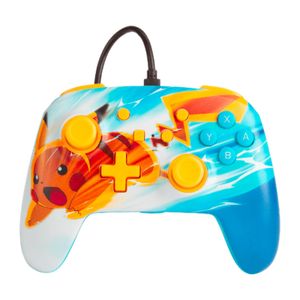 Mando Nintendo Switch Pro PowerA con Cable Pikachu Charge