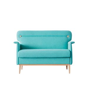 Sofá de 2 Cuerpos Fruna Home Premium Turquesa