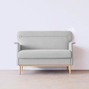 Sofá de 2 Cuerpos Fruna Home Premium Plata