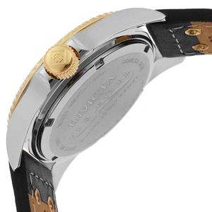 Reloj Invicta Pro Diver 22074 Fecha Acero Inoxidable Correa de Cuero Negro