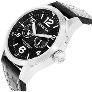 Reloj Invicta I-Force 0764 Multifuncional Acero Inoxidable Correa de Cuero Negro