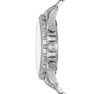 Reloj Fossil Bowman FS5604 Fecha Cronómetro Acero Inoxidable Plateado Azul