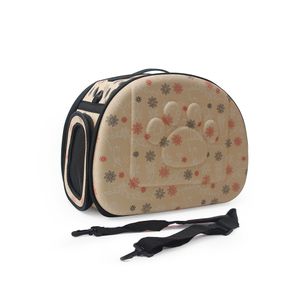 Maleta Mochila Transportador de Mascotas para Perros y Gatos Color Crema