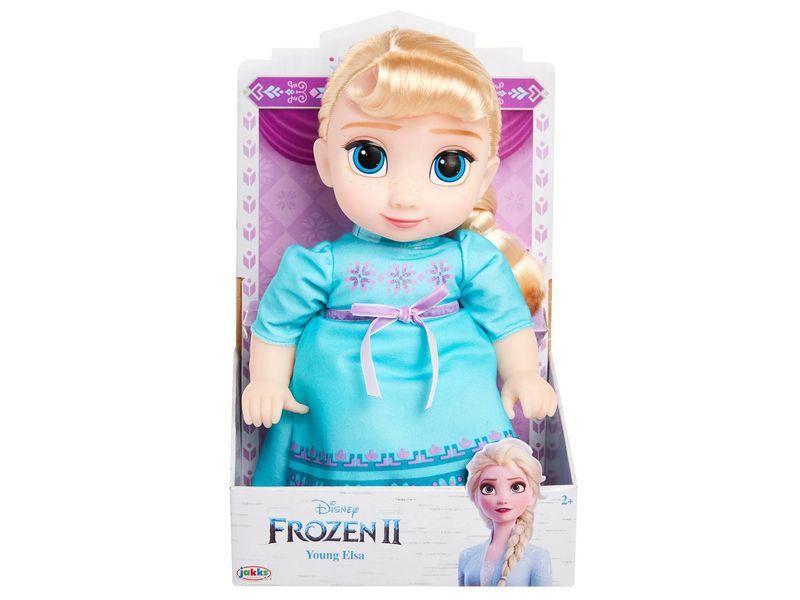 Muneca Jakks Elsa Bebe Frozen Real Plaza