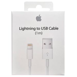 Cable Lightning Apple 1 Metro para iPhone iPad iPod Original Blanco