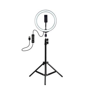 Aro Anillo SM Luz Led 26cm + Parante Trípode 2.10m