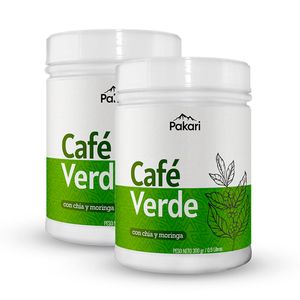 Pack Café Verde en Polvo 300 g Pakari Superfoods