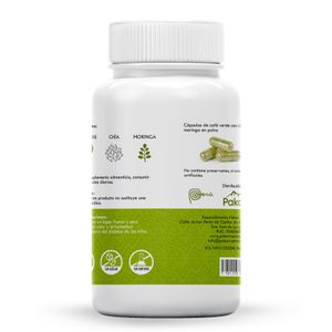 Café Verde 100 Cápsulas Pakari Superfoods Adelgazante Natural