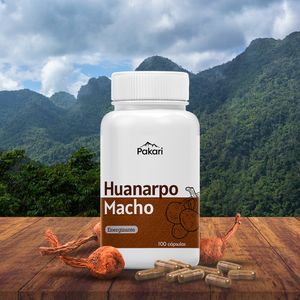 Huanarpo Macho 100 Cápsulas Pakari Superfoods Potenciador Natural