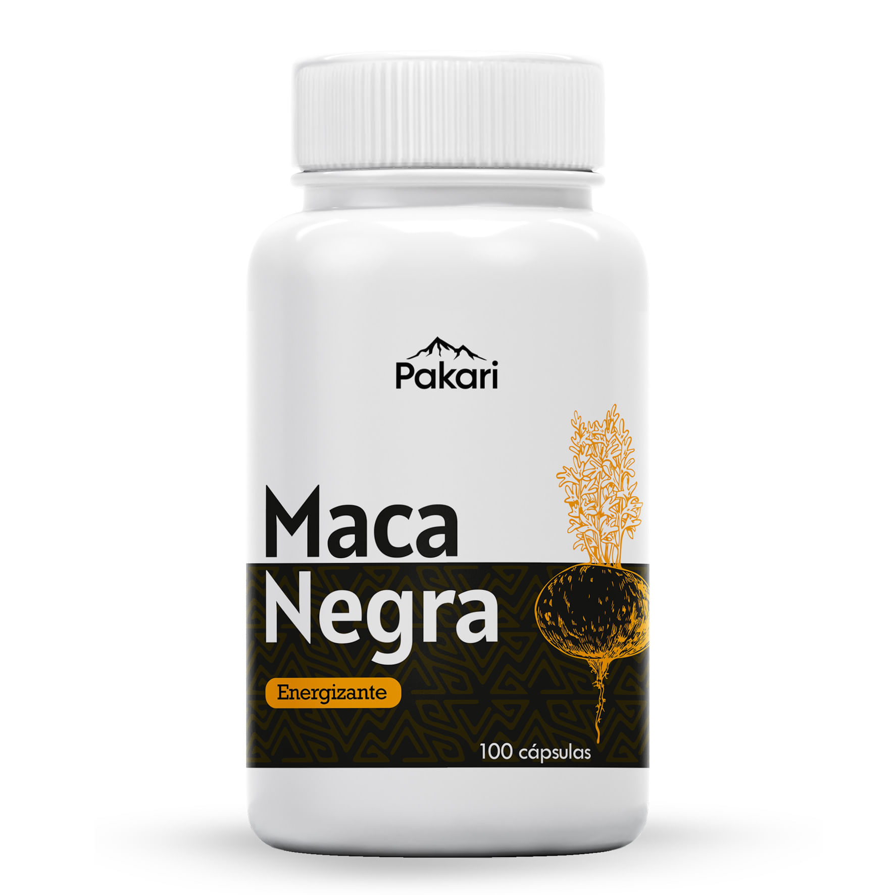 Maca Negra 100 Cápsulas Pakari Superfoods Energizante Natural | 292311