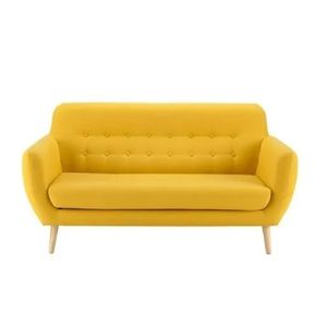Sofá Vintage Vania 2 Cuerpos Amarillo