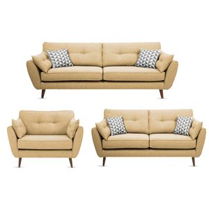 Juego de Sala Vintage 3 2 1 Altina Beige