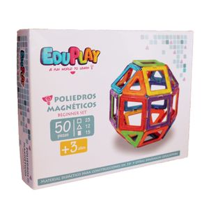 Poliedros Magnéticos Eduplay Beginner Set de 50 Piezas