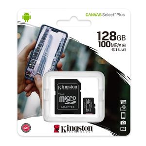 Memoria Micro SD 128GB Kingston Clase 10