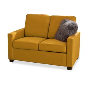 Sofá de 2 Cuerpos Tito Home Premium Mostaza