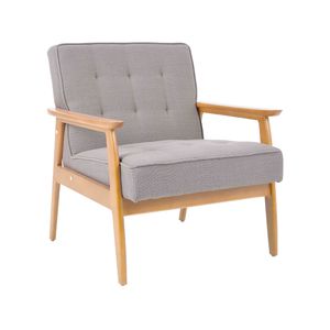Sillon Carranza Gris BMarron Claro Ziyaz