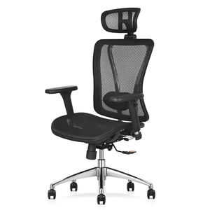 Silla Giratoria Ergonómica Londres Decorplas Brazos Regulables 3D Color Negro