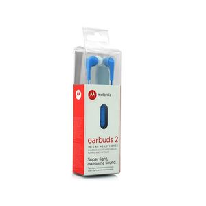 Audífonos Motorola SH006 Earbuds 2 con Micrófono Azul