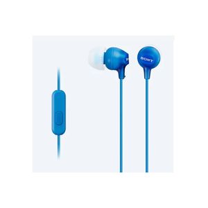Audífonos Sony MDR-EX15AP con Micrófono Azul