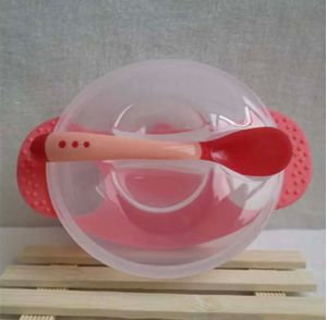 Plato con Cuchara Rojo