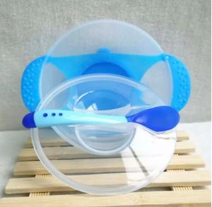 Plato con Cuchara Celeste