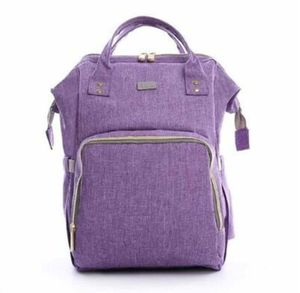 Mochila Pañalera Lila
