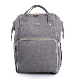 Mochila Pañalera Gris