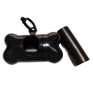 Dispensador de Bolsas para Desechos de Perro Negro