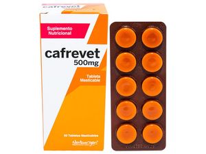 Cafrevet 500mg Tableta masticable