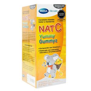 Nat C Yummy Gummyz - Caja 25 Sobres