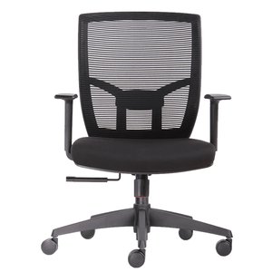 Silla Giratoria Ergonómica Apolo Decorplas con Brazos Regulables Color Negro
