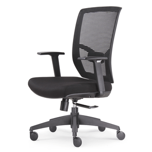 Silla Giratoria Ergonómica Apolo Decorplas con Brazos Regulables Color Negro