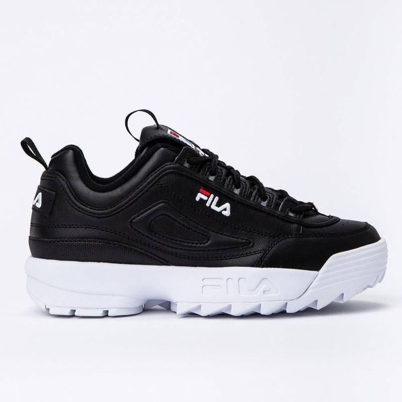 Zapatillas Fila Urbanas Mujer 5Fm00002 015 Disruptor Ii Premium Negro Real Plaza