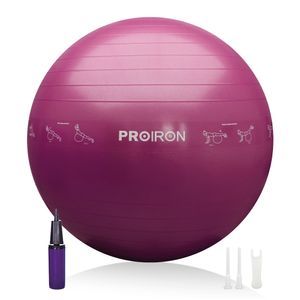 Pelota de Yoga Proiron de 65cm Rosado
