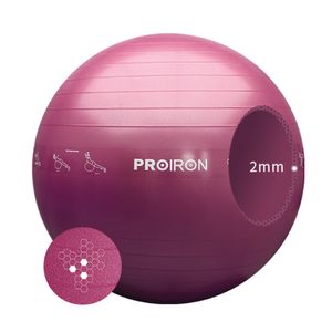 Pelota de Yoga Proiron de 65cm Rosado